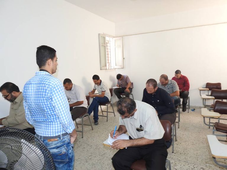 الإدارة العامة للمدارس والمعاهد تعقد امتحان تقييم قدرات لدورة محاضر سياقة