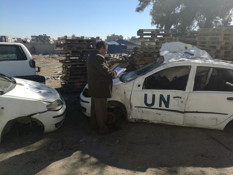 وزارة النقل والمواصلات تشرف على تلحيم مركبات لوكالة الغوث بالمحافظات الجنوبية
