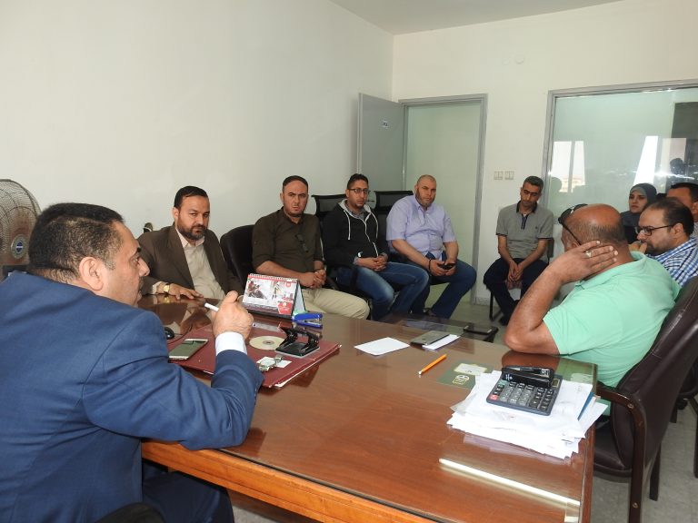 الإدارة العامة للعلاقات العامة والإعلام تعقد اجتماع مع المؤسسات ذات العلاقة