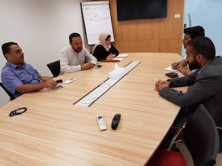 وفد من وزارة النقل والمواصلات يزور شركة الوطنية موبايل