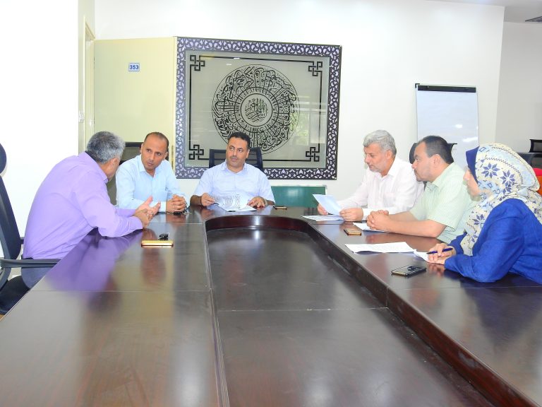 الإدارة العامة للعلاقات العامة  والإعلام تستقبل وفداً  من جامعة الأمة