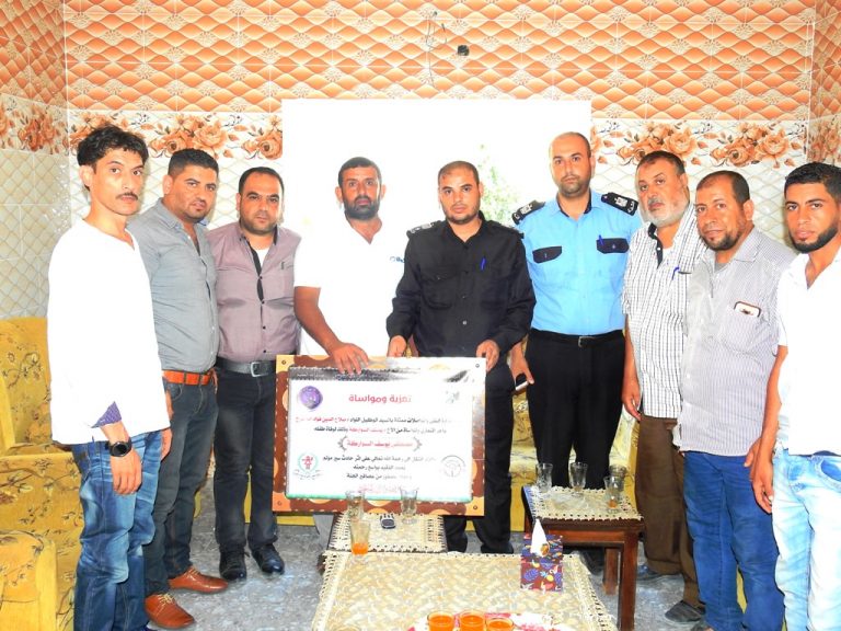 لليوم الثاني على التوالي : استمرار زيارة أهالي ضحايا حوادث السير في مدينة غزة