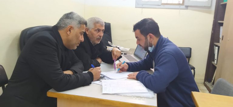 المواصلات تشرف على الاختبار العملي لوظيفة فاحص سائقين