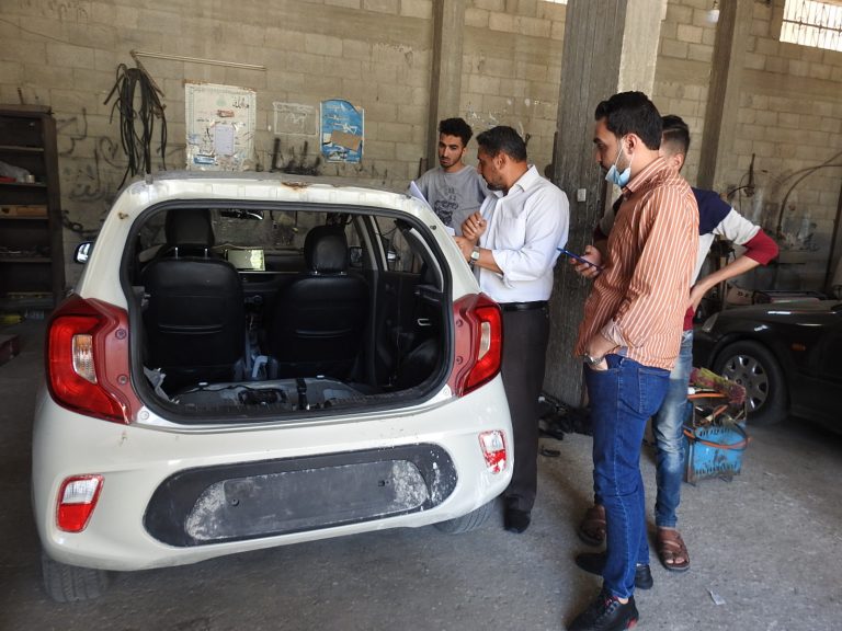 وزارة النقل والمواصلات تواصل أعمال حصر أضرار العدوان الإسرائيلي على قطاع النقل