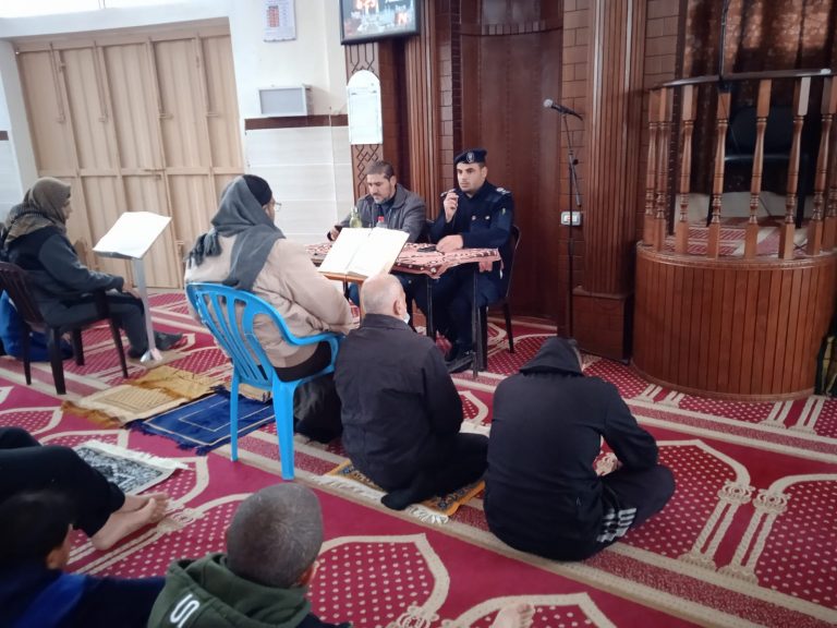 وزارة النقل والمواصلات تنظم محاضرة توعوية في مسجد أنس بن مالك