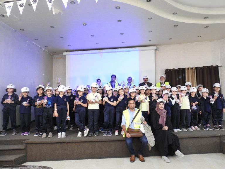 الإدارة العامة للهندسة والسلامة المرورية تنظم محاضرة توعية للأطفال