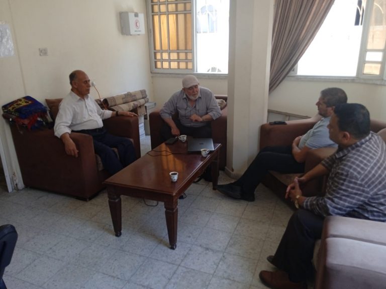 الإدارة العامة للهندسة والسلامة المرورية تزور جمعية فلسطين للسلامة المرورية