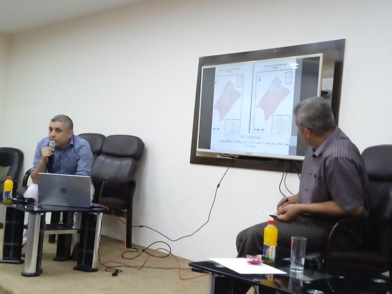 وحدة التخطيط والتطوير المؤسسي بالتعاون مع الإدارة العامة للهندسة والسلامة المرورية تنظم ورشة عمل حول آلية عمل نظم المعلومات  الجغرافية