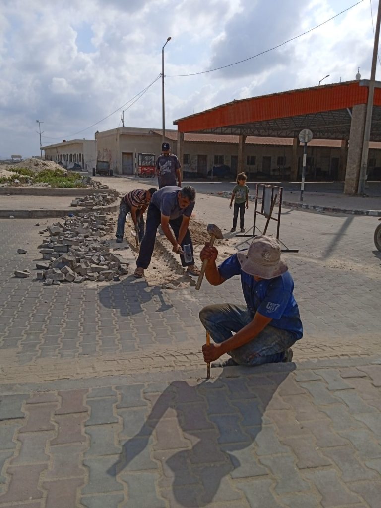 وحدة الموانئ البحرية تشرع بأعمال صيانة لمرافق ميناء غزة البحري