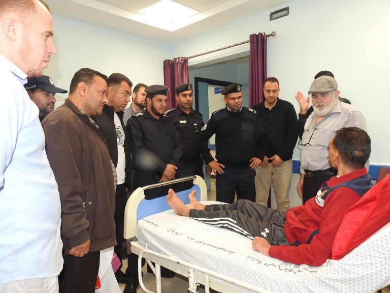 الإدارة العامة للهندسة والسلامة المرورية تنظم جولة زيارات لمصابي حوادث السير