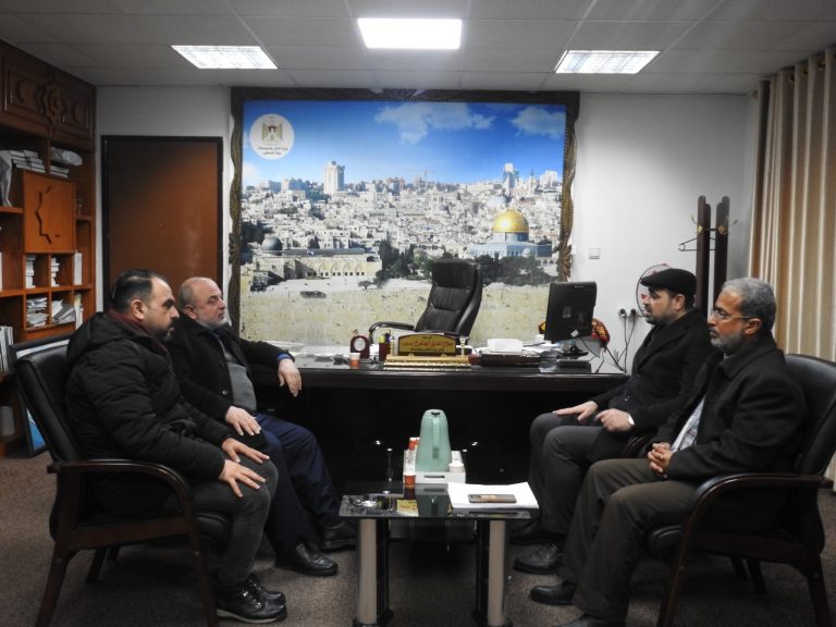 أبو شرخ يستقبل رئيس ديوان الرقابة المالية والإدارية